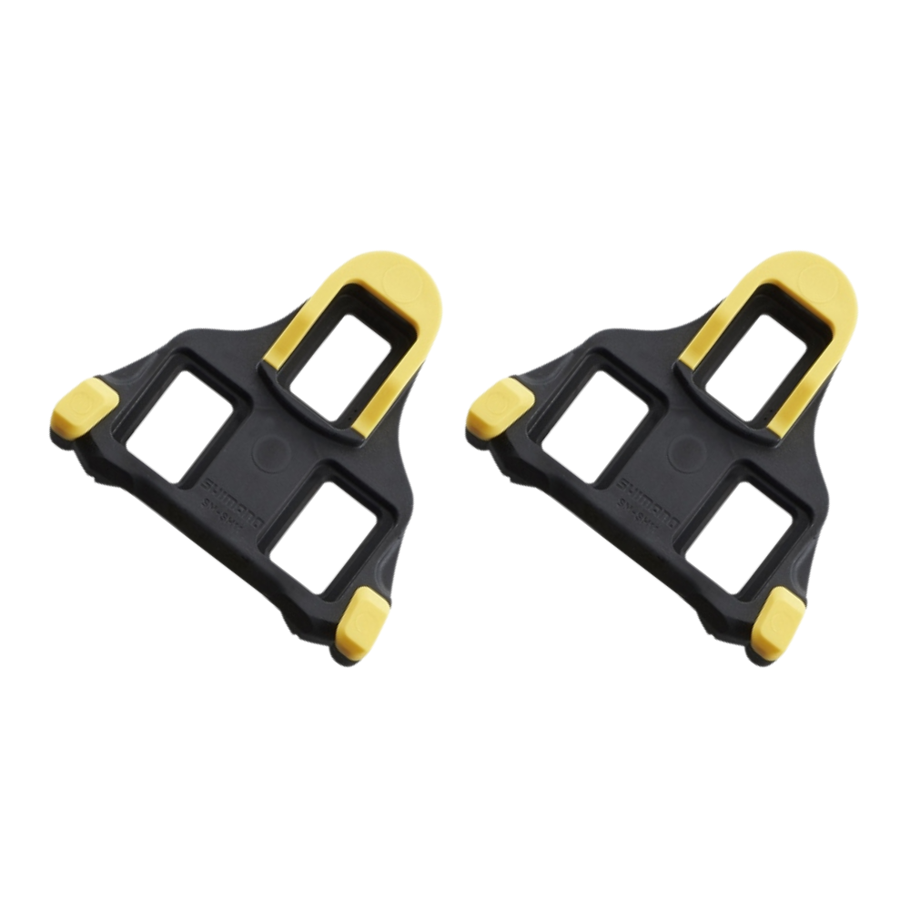 Shimano SH11 SPD SL Cleat Set Yellow 6 Deg The Cycling Fix