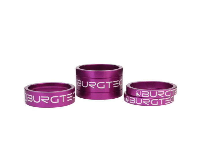 Burgtec Stem Spacer Kit - Purple Rain