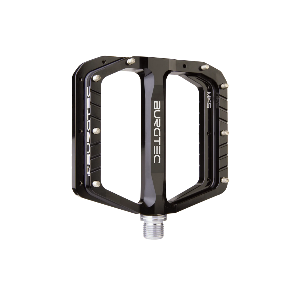 Burgtec Penthouse MK5 Steel Flat Pedals - Black