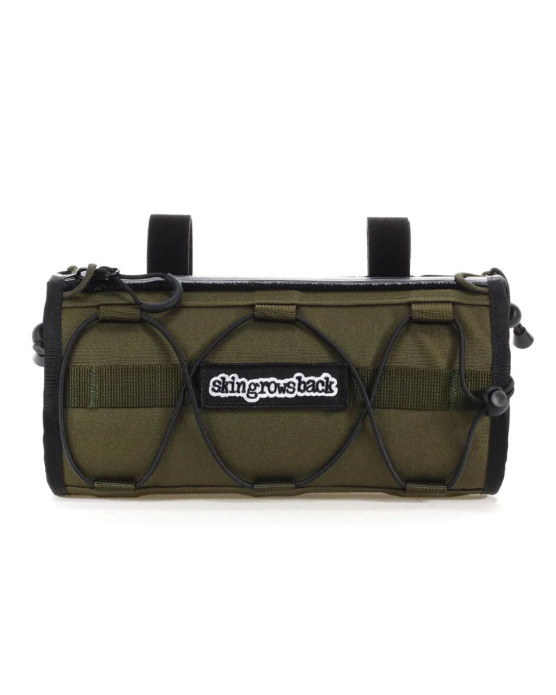 Skin Grows Back Lunchbox Handlebar Bag - Olive