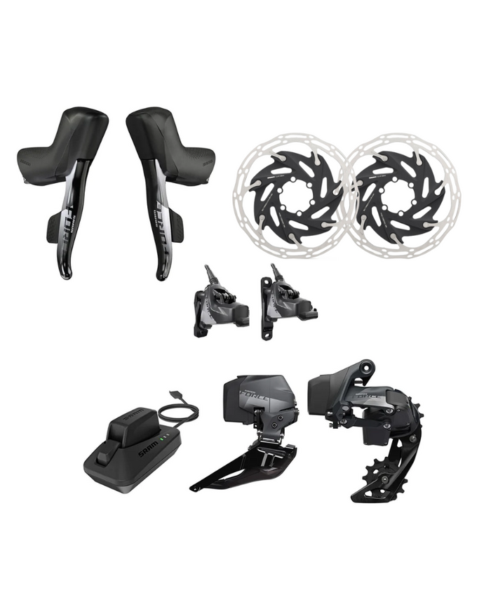 SRAM Force eTap AXS 2X HRD Flat Mount Upgrade Kit