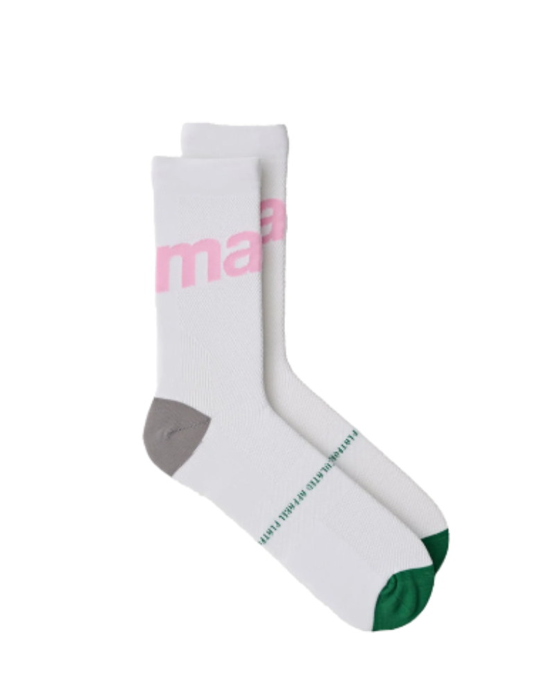 MAAP Training Sock - White / Orchid