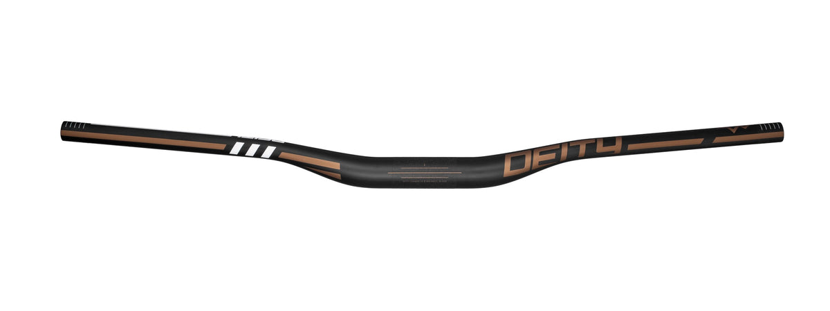 Deity Skywire Carbon Handlebar - Dia 35mm - 800mm x 25mm Rise - Bronze