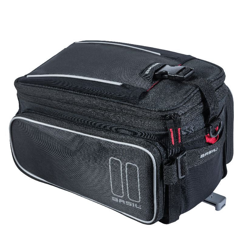 Basil Sport Design Trunkbag - 7-15L - Black with MIK Base