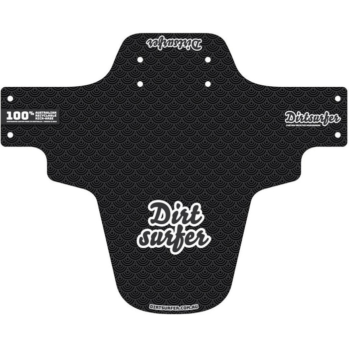 Dirtsurfer MTB Mudguard - Japan Wave Black