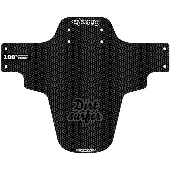 Dirtsurfer MTB Mudguard - Black Triweave