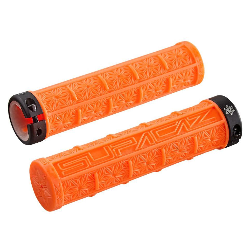 Supacaz Bar Grips Grizip Neon Orange