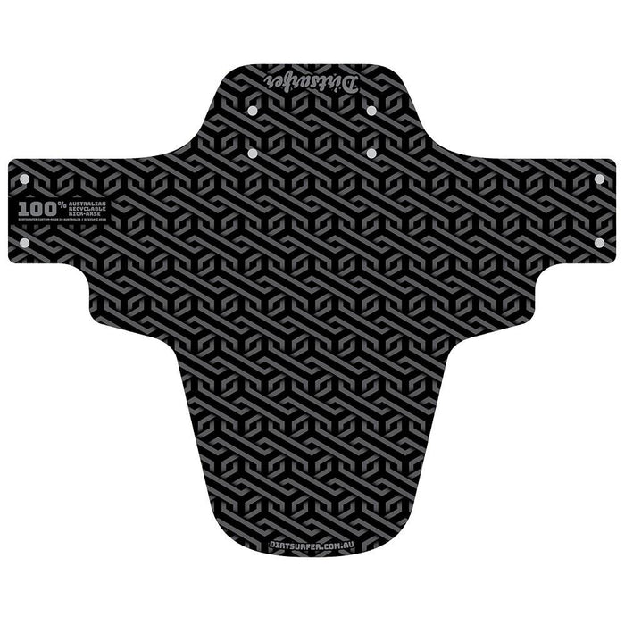 Dirtsurfer MTB Mudguard Gloweave - Black