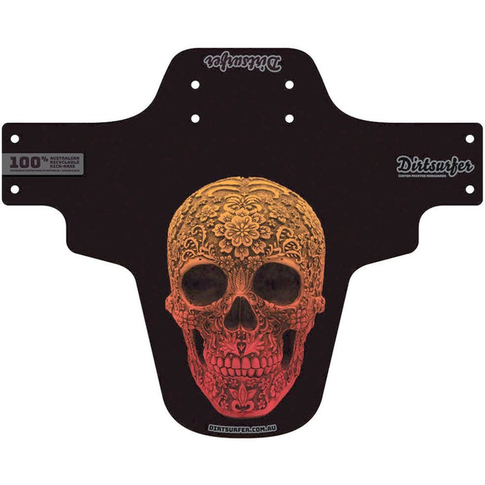 Dirtsurfer MTB Mudguard Carved Skull