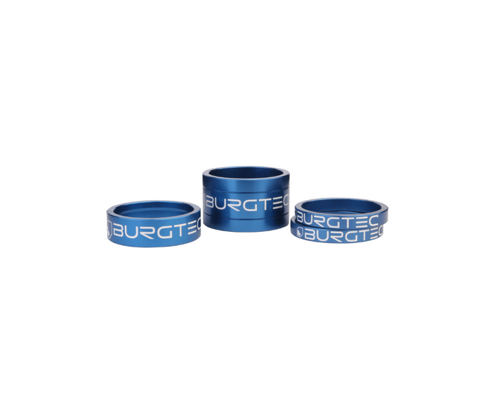 Burgtec Stem Spacer Kit - Deep Blue