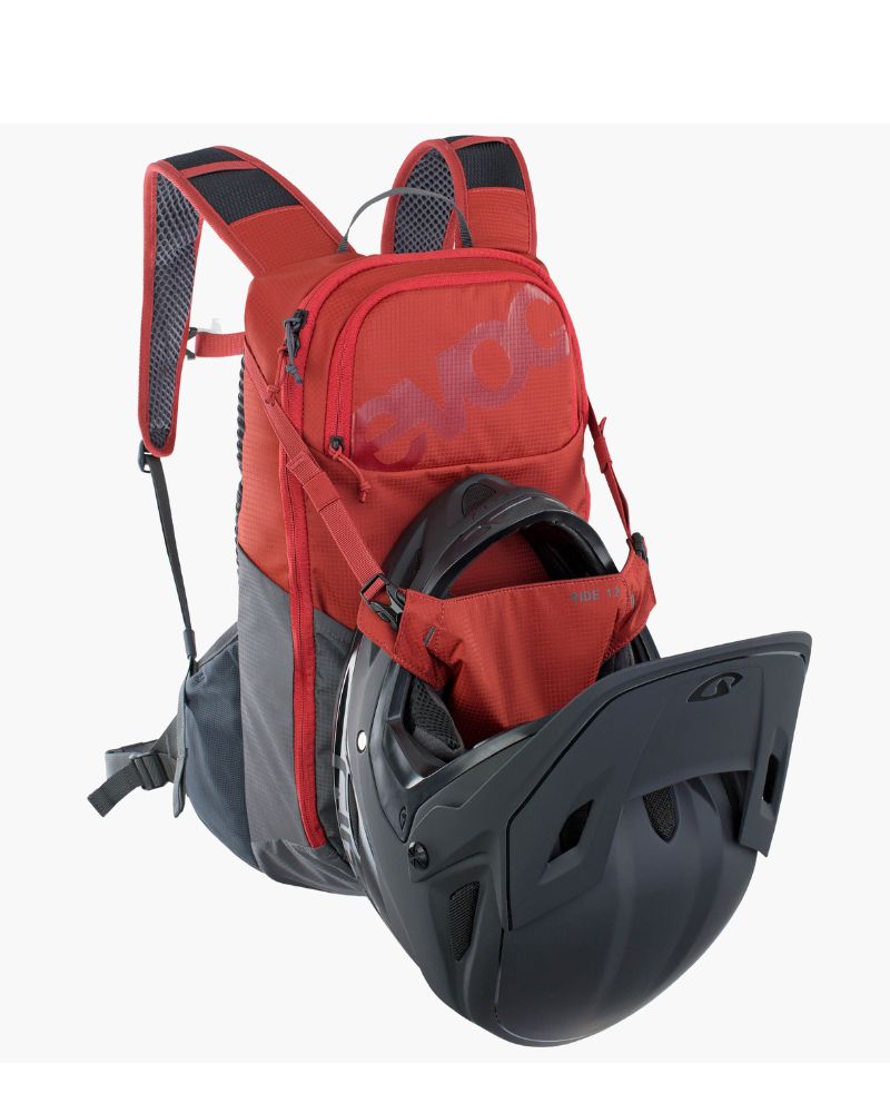 EVOC Ride 12L + 2LT Bladder -  Chilli Red / Carbon