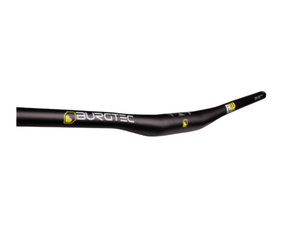 Burgtec Ride Wide Alloy Bar - Dia 35mm - 800mm x 22mm Rise - Black