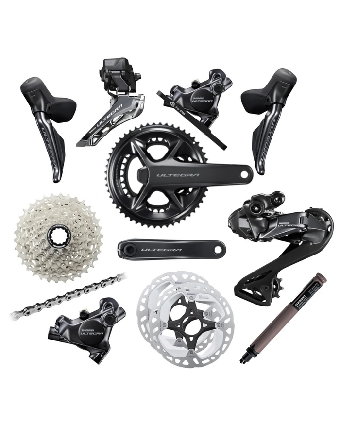 Shimano Ultegra R8100 Di2 12 Speed Disc Groupset - Power Meter - 50-34T