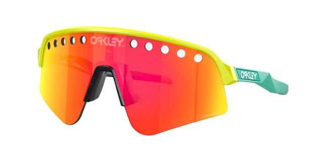 Oakley Sutro Lite Sweep Vented - Tennis Ball Yellow - Prizm Ruby Lens