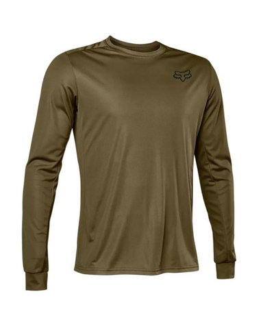 FOX Men's Ranger Font Long Sleeve Jersey - Dark Grey