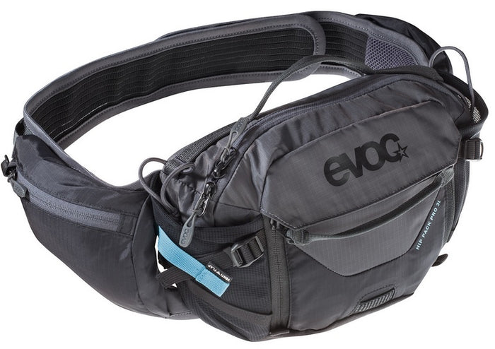 EVOC Hip Pack Pro 3L + 1.5L Bladder - Black / Grey