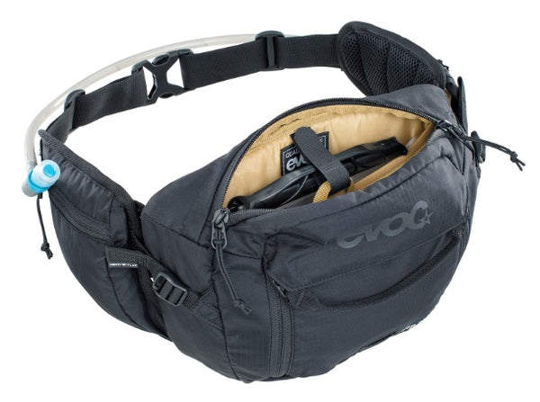 EVOC Hip Pack 3L + 1.5L Bladder - Black